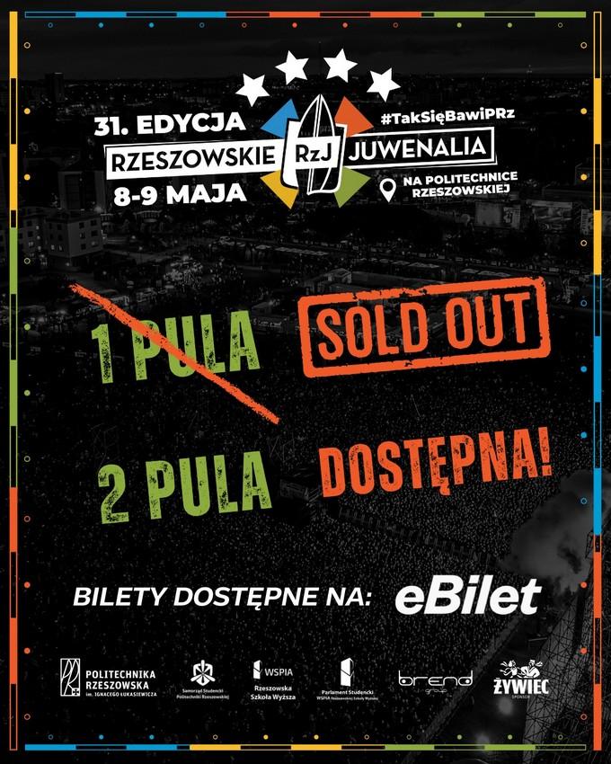 Pierwsza pula biletów na Rzeszowskie Juwenalia 2026 wyprzedana
