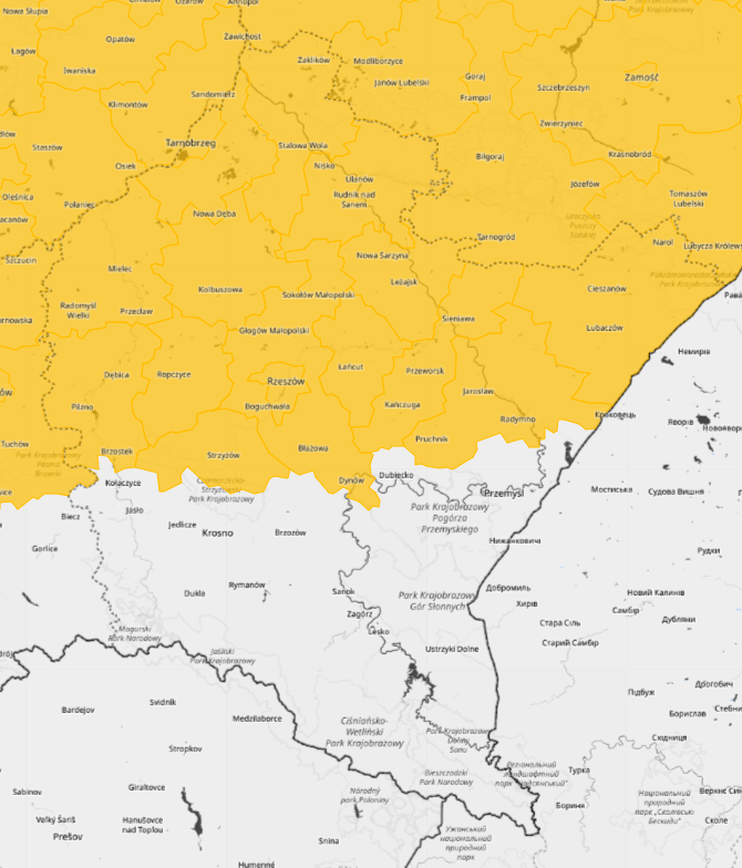 Wczoraj podkarpaccy strażacy interweniowali 1161 razy. Kolejne ostrzeżenia na niedzielę