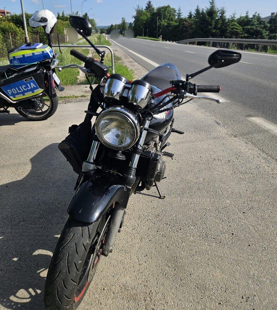 ucieczka motocyklem Krosno