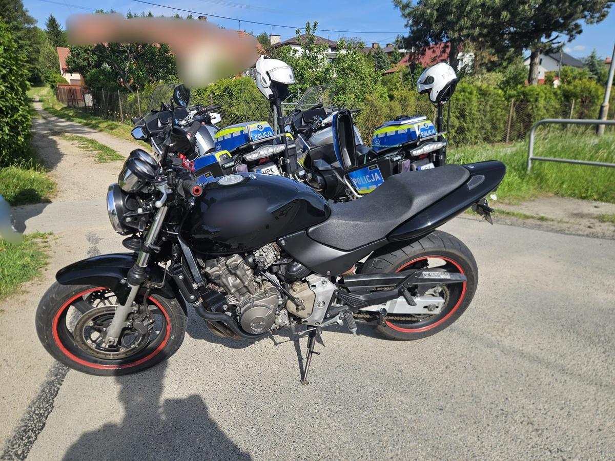 ucieczka motocyklem Krosno
