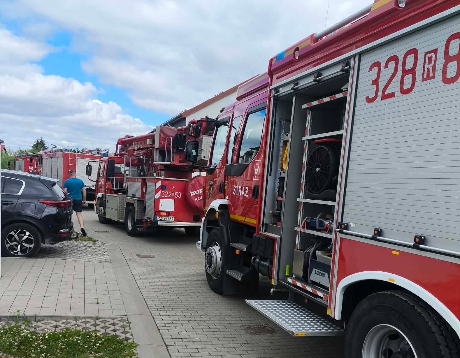 pożar szeregówka lwowska rzeszów
