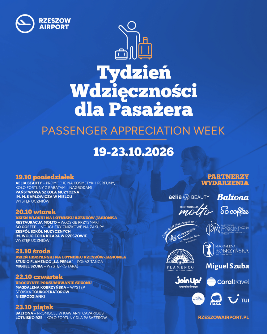 tydzień wdzięczności dla pasażerów