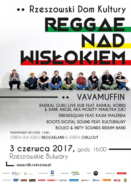 Plakat - Reggae Nad Wisłokiem 2017