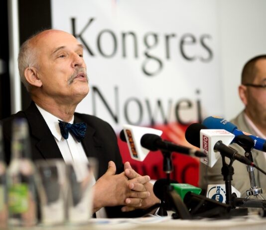 Korwin-Mikke w Rzeszowie: Jesteśmy w stanie współpracować z kanibalami