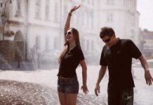 Kurtyna wodna na rzeszowskim Rynku ochłodzi w gorące dni