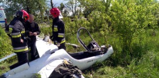 Wypadek szybowca w Wólce Turebskiej