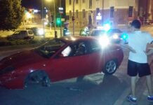 Zderzenie dwóch fiatów na placu Śreniawitów w Rzeszowie