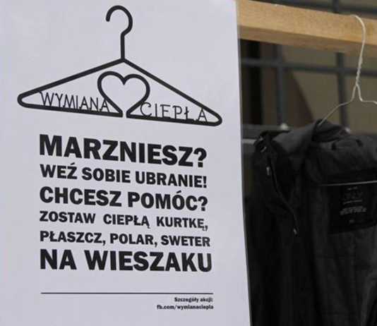 Podziel się ciepłym ubraniem. Od poniedziałku akcja „Wymiana Ciepła”