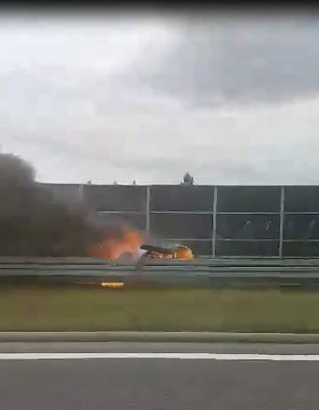 Tragedia na autostradzie A4. Zderzenie dwóch pojazdów. Zginął kierowca audi