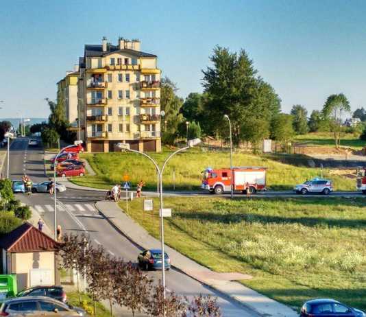 Wypadek w Rzeszowie. Zderzenie dwóch aut, trzy osoby ranne