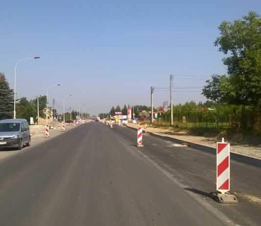 Trwa modernizacja al. Sikorskiego. Od środy będzie wprowadzony objazd