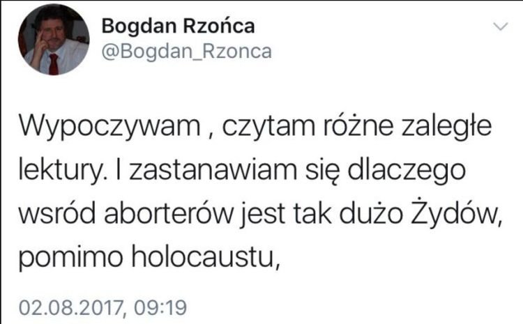 Zdjęcie: Twitter.com / Bogdan Rzońca 