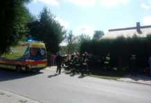 Wypadek w Tyczynie. Zderzenie dwóch aut, dachowanie audi, jedna osoba ranna