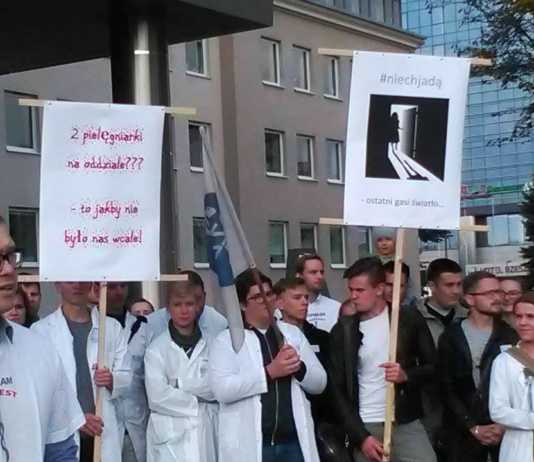 Protest rezydentów w Rzeszowie. „Zdrowie Polaka w cenie Big Macka”