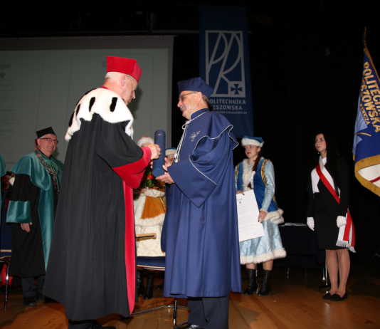 Profesor Leszek Trybus doktorem honoris causa Politechniki Rzeszowskiej