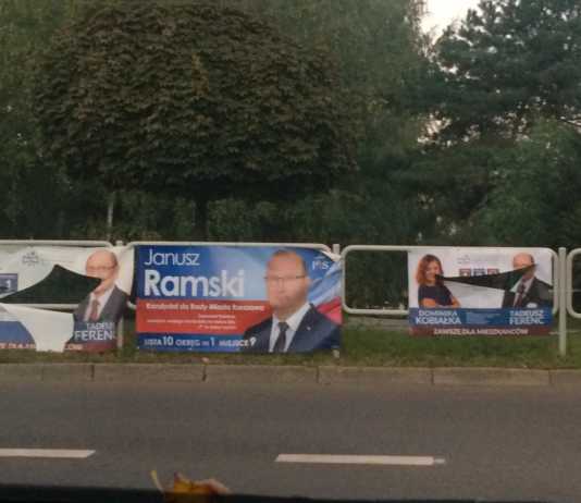 Pocięte banery Rozwoju Rzeszowa i Koalicji Obywatelskiej. Są pierwsze zgłoszenia na policję