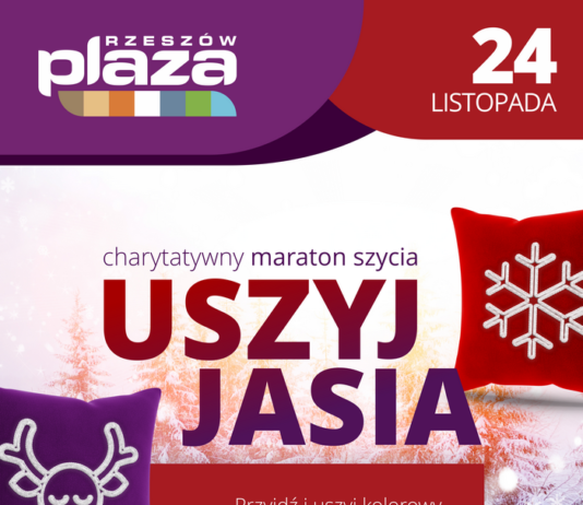 W sobotę charytatywny maraton szycia. „Uszyj Jasia” w CH Plaza Rzeszów