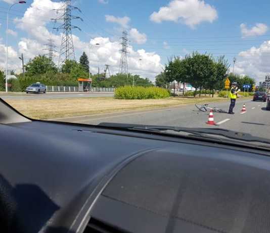 Wypadek w Rzeszowie. 24-letni kierowca toyoty potrącił rowerzystę
