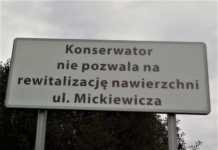 Tablice o “winie” konserwatora mają zniknąć. Bo nie są znakami drogowymi?