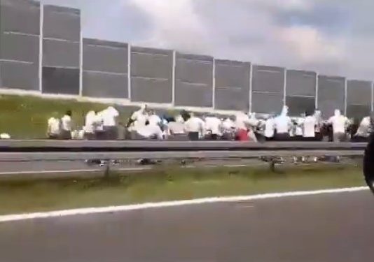 Ustawka kiboli Stali Rzeszów i Resovii na A4. Są świadkowie, nie ma podejrzanych