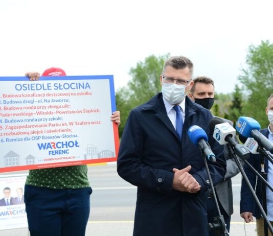 Wybory w Rzeszowie. Marcin Warchoł na osiedlu Słocina: 6 głównych inwestycji
