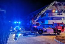 Pożar w bloku w Rzeszowie, 7 osób ewakuowanych. Nocna akcja strażaków