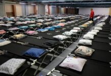 W Full Markecie powstał punkt noclegowy dla ponad 500 uchodźców z Ukrainy