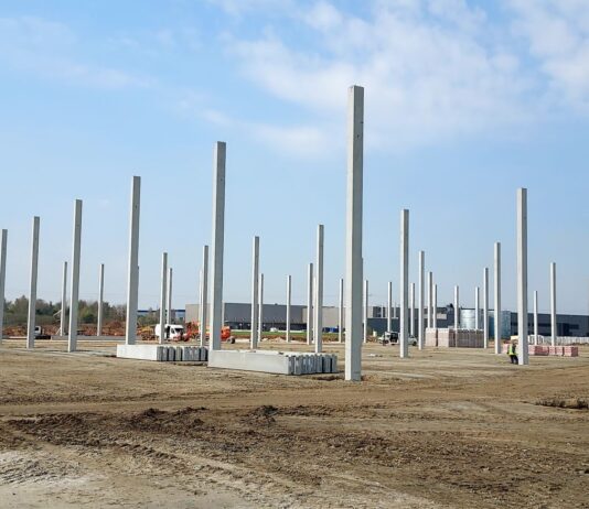 Budowa nowego magazynu spółki LPP w Jasionce nabiera tempa