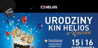 Grafika urodzinowa kin Helios w Rzeszowie