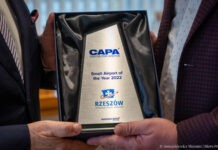 Tytuł “Małego Portu Lotniczego Roku 2022” dla lotniska w Jasionce