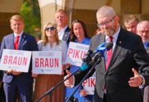 Braun zapowiedział na Podkarpaciu, że weźmie udział w debacie prezydenckiej
