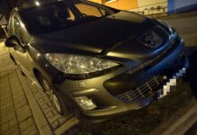 Kompletnie pijana kierująca peugeotem. Zatrzymał ją policjant po służbie
