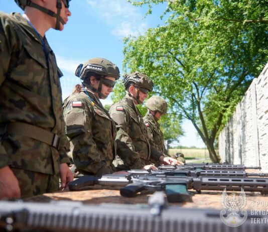 Karabinek MSBS Grot zamiast leżaka: letnia szkoła przetrwania