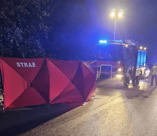 Potrącony przez osobówkę 22-letni rowerzysta wypadek-rowerzysta