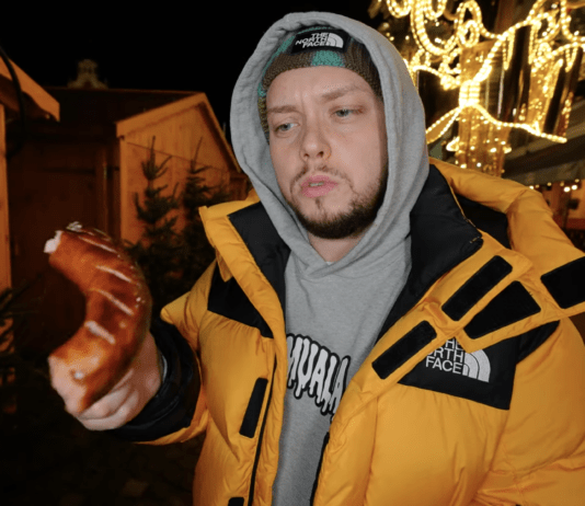 Znany youtuber chwali cenę wina na rzeszowskim jarmarku, krytykuje oscypka ksiezulo-kielbasa-rzeszow