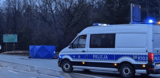 potracenie-rowerzysty-rudna-mala