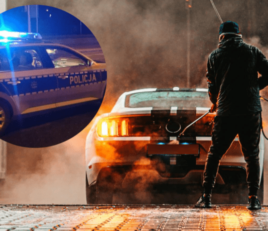 Nielegalne wyścigi samochodowe w Rzeszowie. 500 pojazdów i mandaty na ponad 18 tys. zł