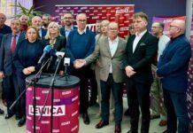 Czarzasty w Rzeszowie. “Racja jest po naszej stronie, ale nie wyjdziemy z koalicji”