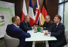 Czołowi europejscy przywódcy w Rzeszowie. W Kijowie wezwali Rosję do zawieszenia broni