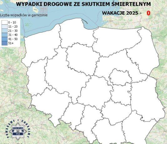 Rusza wakacyjna „Mapa wypadków drogowych ze skutkiem śmiertelnym”. W ubiegłym roku zebrała 375 zgłoszeń
