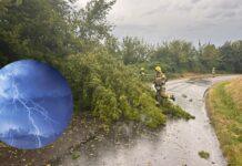 Intensywny deszcz i burze wracają na Podkarpacie. RCB ostrzega, strażacy apelują o ostrożność