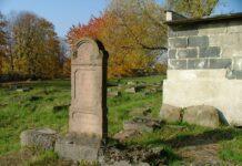 Badania archeologiczne na cmentarzu żydowskim w Rzeszowie. W planie lokalizacja masowych grobów