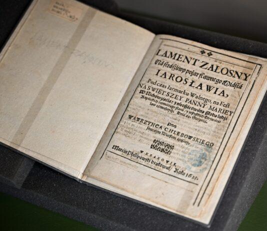 Poemat o wielkim pożarze na Podkarpaciu z 1625 roku. Bezcenny starodruk w muzeum