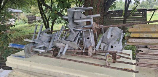 Przedmioty skradzione z placu budowy (fot. KMP Rzeszów)