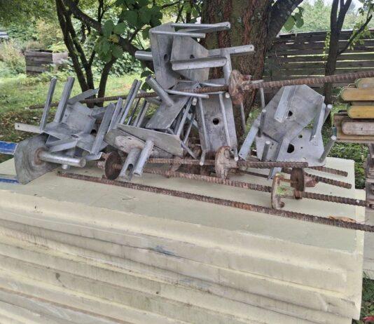 Przedmioty skradzione z placu budowy (fot. KMP Rzeszów)