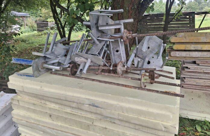 Przedmioty skradzione z placu budowy (fot. KMP Rzeszów)