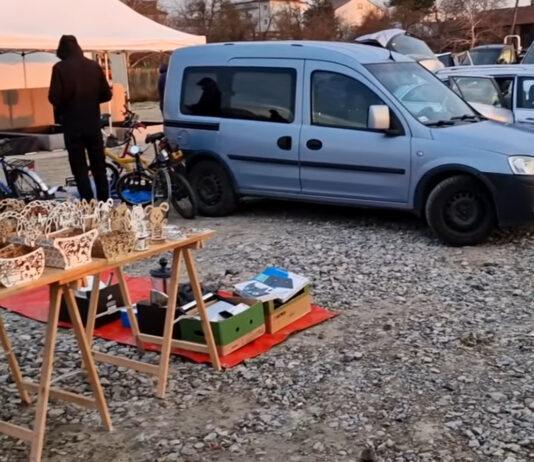 Tłum ludzi, opłaty i zamieszki na giełdzie w Sokołowie Małopolskim. Rzucano kamieniami i jajkami