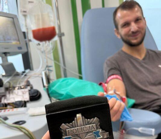 Podkarpacki policjant ratuje życie mężczyźnie z Australii. Dawcą szpiku może zostać prawie każdy