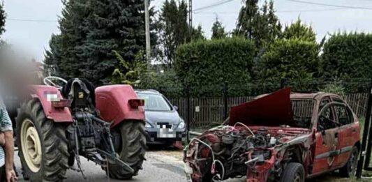 traktor-zderzenie