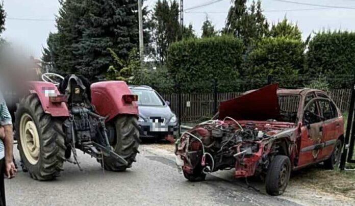 traktor-zderzenie traktor-zderzenie